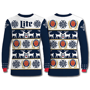 Free Miller Lite Holiday Sweater